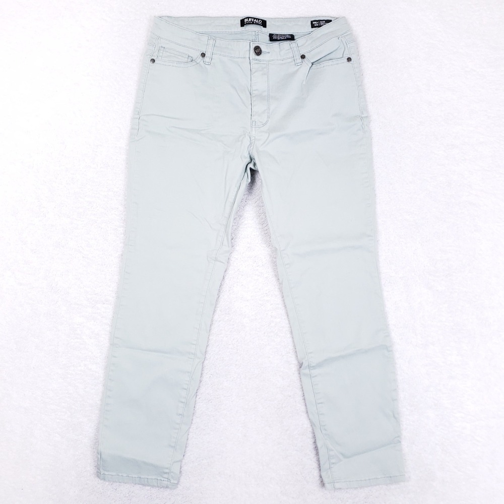 Buffalo David Bitton Skinny Jeans Womens 10/30 Light Blue Mid Rise‎ Ankle Grazer